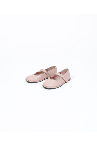 Zara Pink Girl's Pleather Flats